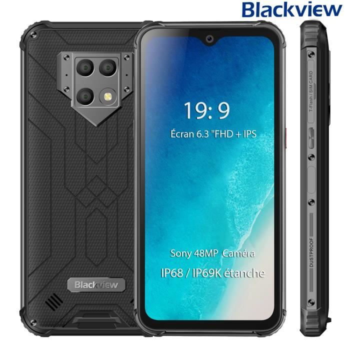 Blackview BV9800 Smartphone Étanche Robuste 128Go Écran 6.3 Helio