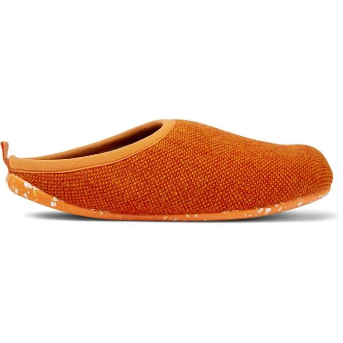 Chaussons en laine et viscose pour homme Camper Wabi - orange - taille 42 - créés en collaboration avec Kvadrat