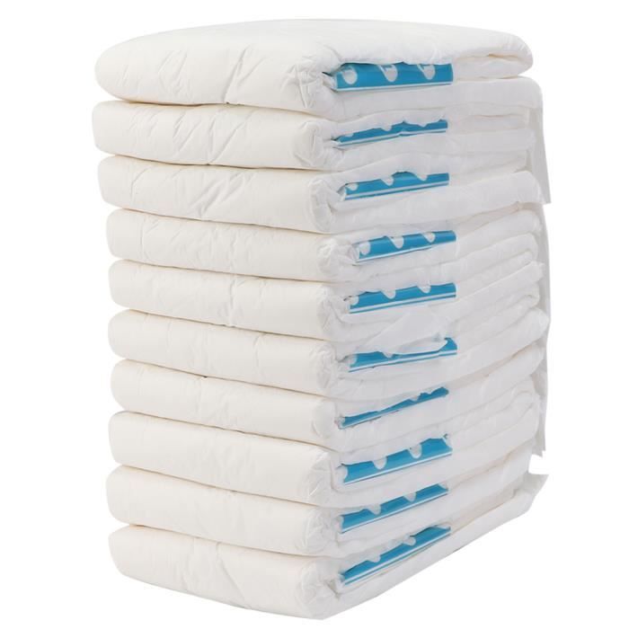 Couches Adultes Lavables Incontinence - Taille Élastique Bleu Clair - Homme/Femme