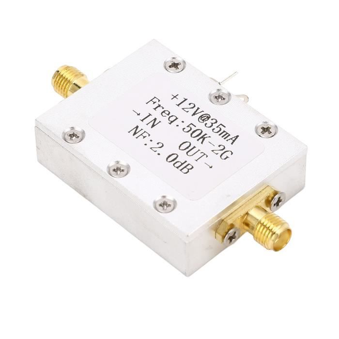 Garsent Amplificateur Bias Tee 25k-100MHz RF Large Bande Pour Radio HAM, RTL SDR LNA