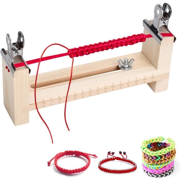 Gabarit Réglable Pour Fabriquer Des Bracelets En Paracorde - Kit Avec 6 Cordes Et Clips