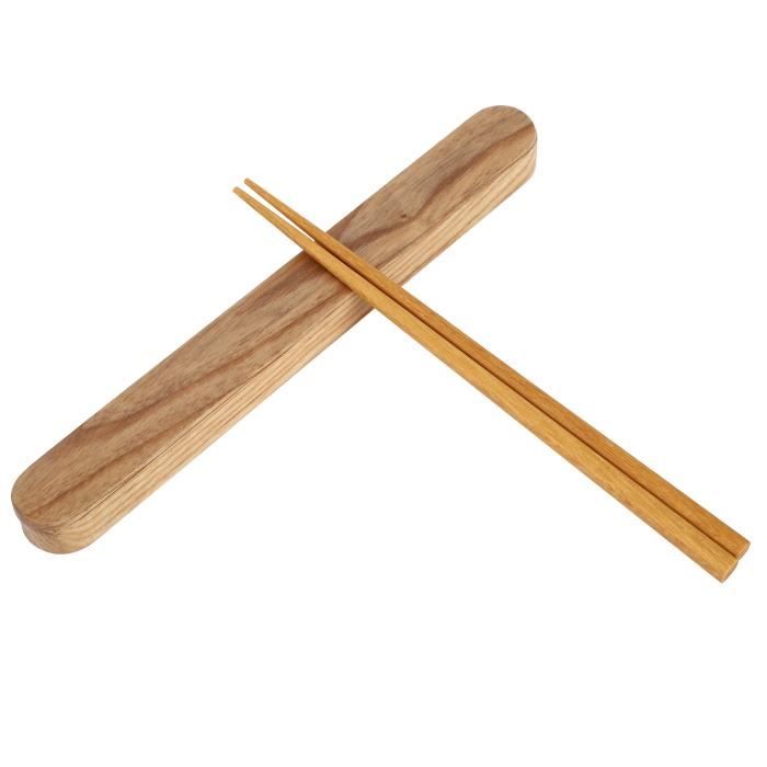 Baguettes Pliantes Vertes En Bois De Santal Rouge - Pique-nique, Voyage, Portable