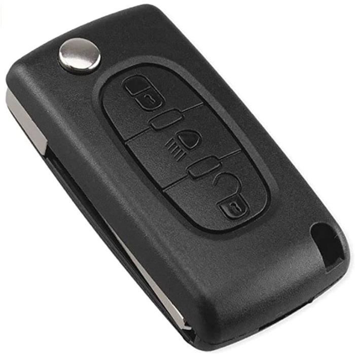 Coque En Silicone Pour Clé Télécommande Peugeot/Citroën 2 Boutons - Sans Emblème