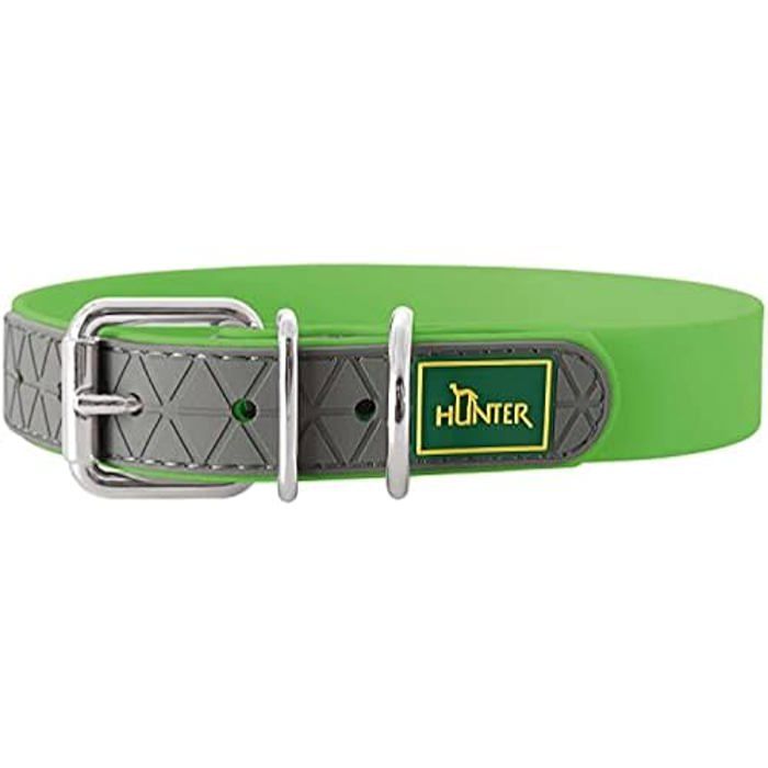 Comparer les prix de Collier pour Chien HUNTER - Convenience - Plastique Vert Pomme - Résistant à l'eau et aux taches