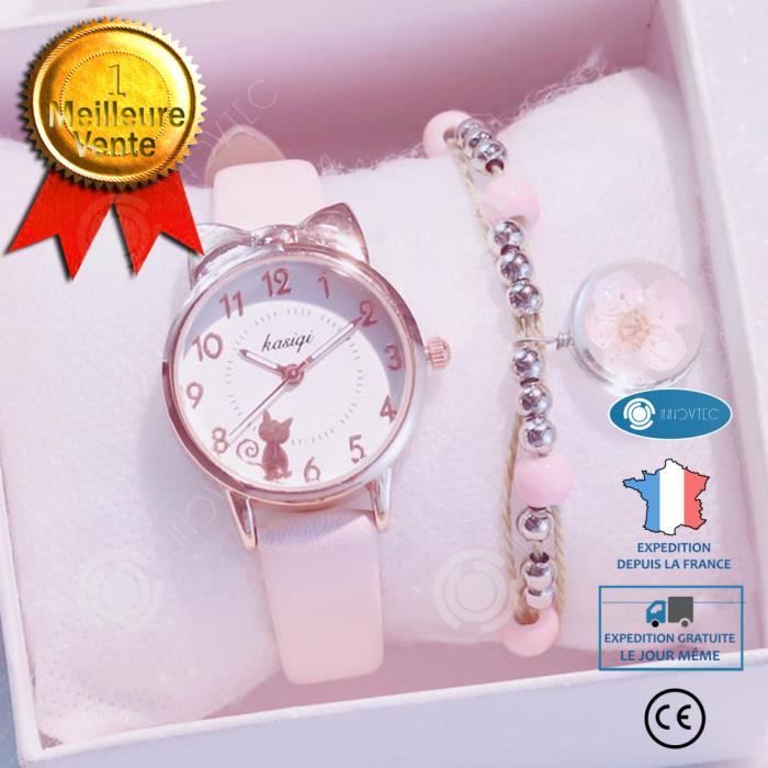 INN® Montre électronique à quartz analogique pour enfants, montre