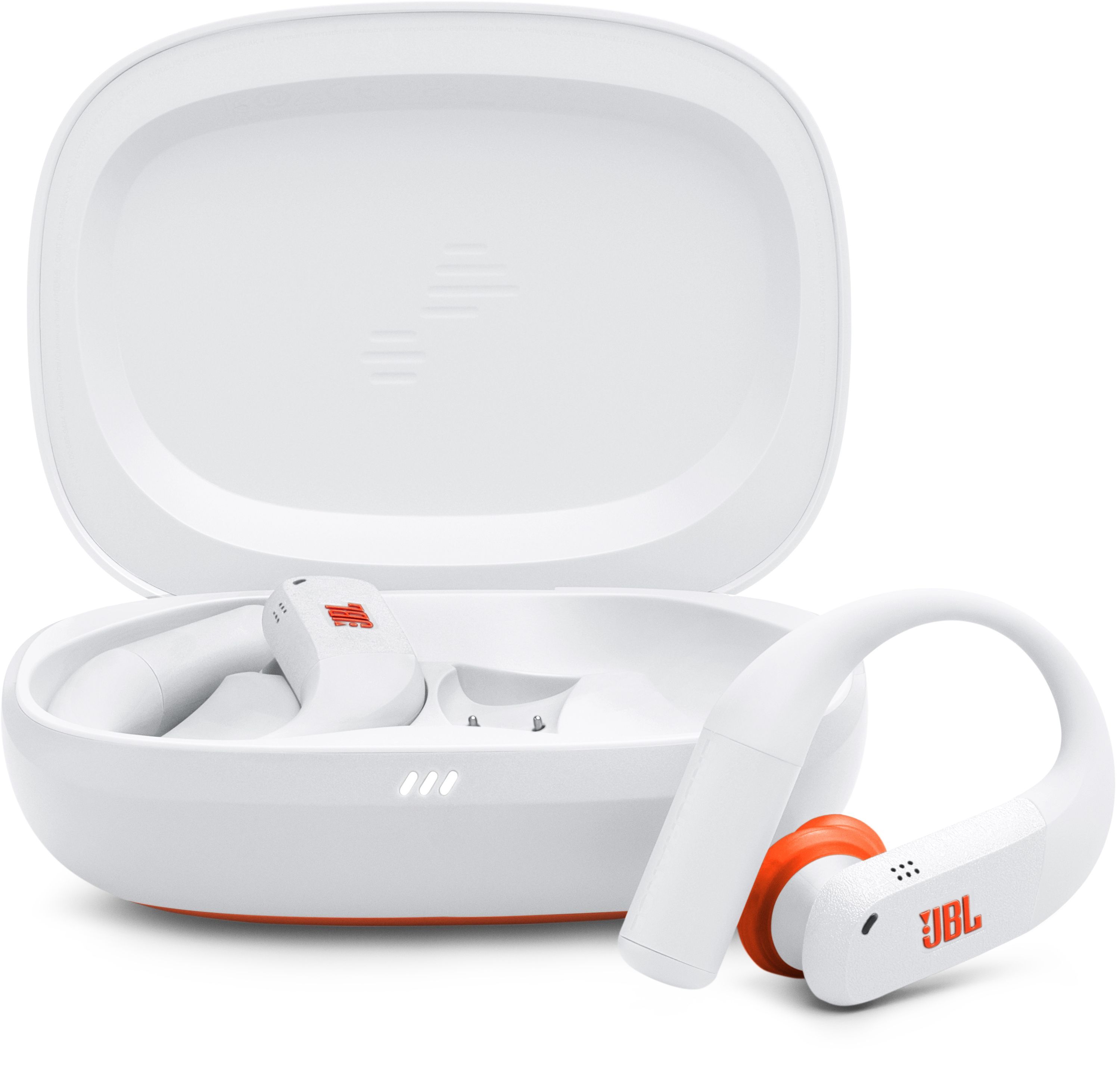 Écouteurs de sport - Sans fil - JBL - Endurance Peak 4 -  Réduction de bruit - Blanc