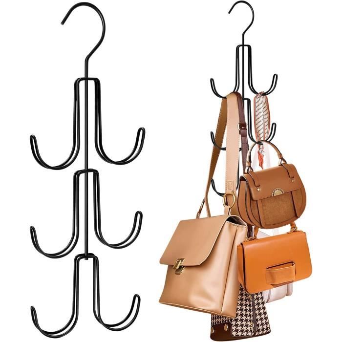 Cintres Pour Sacs à Main – 6 Crochets Métal – Gain De Place Astucieux