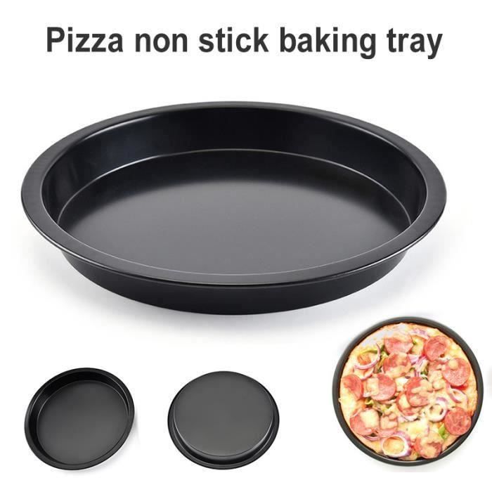 Tianyi-Moule à Pizza Cuisson Ronde Moule À Pizza En Acier Au Carbone ...