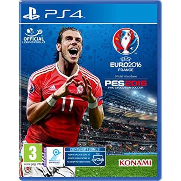 Jeu vidéo PES 2016 Halifax Uefa Euro 2016 Mode en ligne DVD
