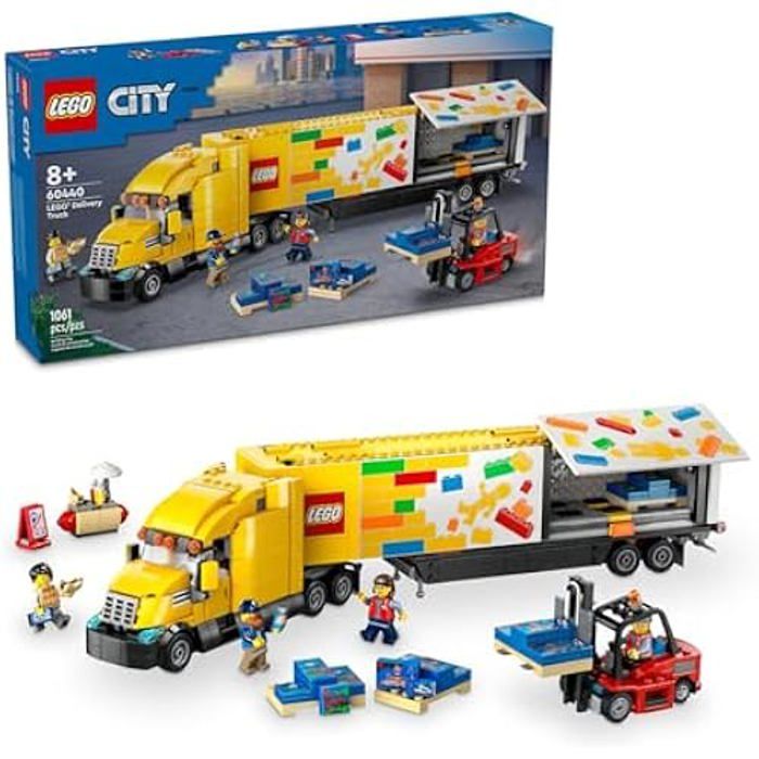 Camion de livraison - LEGO - 60440 - Jaune - 1061 pièces - Dès 8 ans