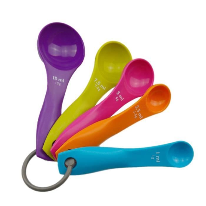Lot de 5 cuillères doseuses
