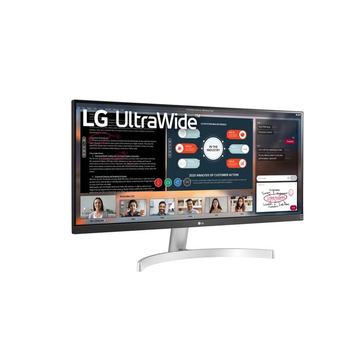 Ecran PC UltraWide - LG - 29WN600-B - 29’’ - UWFHD - IPS 5ms GtG - 75Hz - HDR10 - HDMI 2.0 - AMD FreeSync