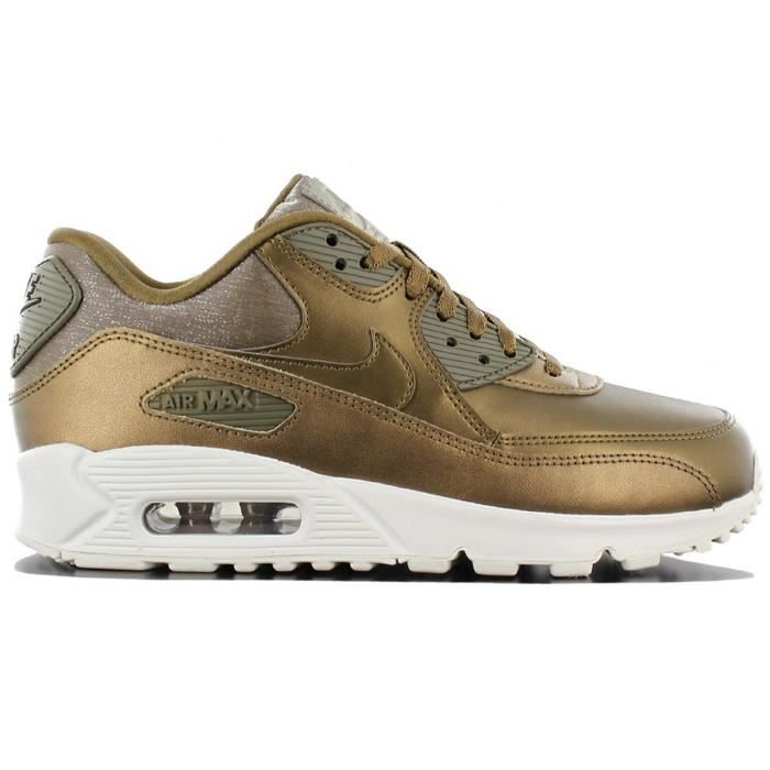 Nike air max 90 premium, chaussures pour dames, chaussures de sport,  édition dor X3HKM Taille-40 Blanc - Cdiscount Chaussures