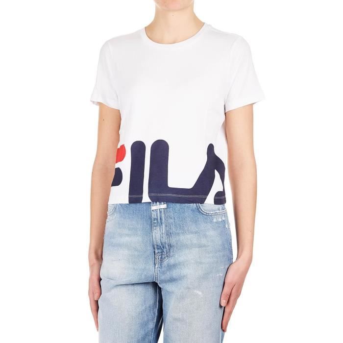 T shirt fila femme blanc Clearance