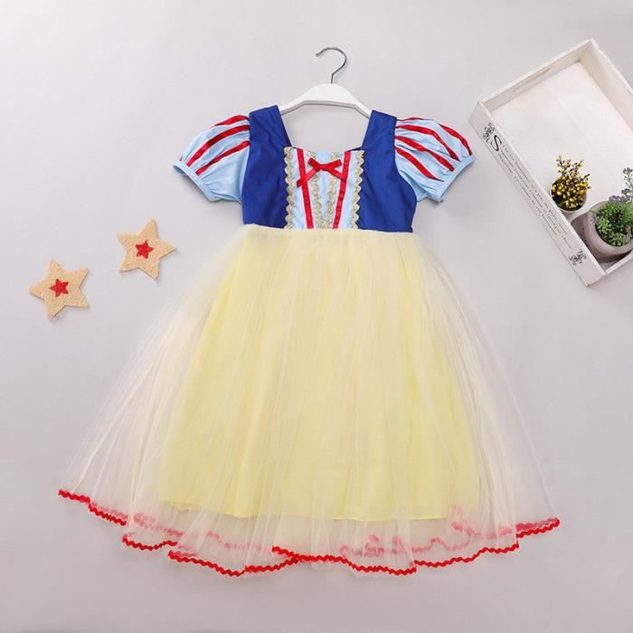 Robe Cérémonie Baptême Fille 2 Ans Robe Princesse Dos Nu Pour Fillette - Tutu Satin Avec Nœud Papillon - Idéale Baptême, Communion Et Mariage Robe Communion Enfant