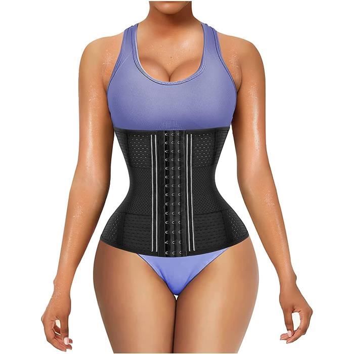 BUSTIER CORSET Femme Gaine Ventre Plat Invisible Corset Amincissante Body Gainant Minceur Serre Taille Ceinture Abdominale Noir Cdiscount Pret a Porter