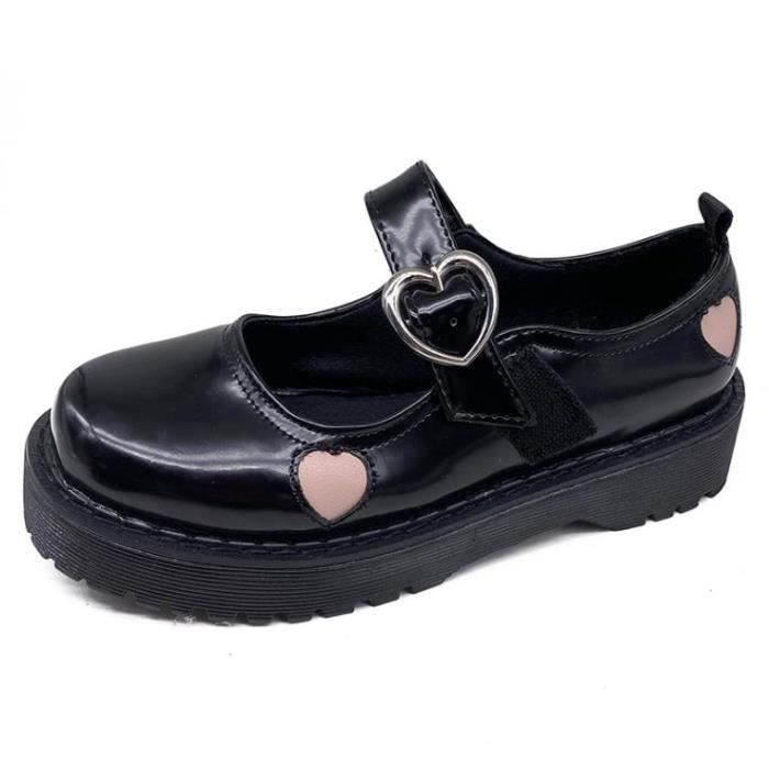 DADAWEN Mary Jane Escarpins Confort Talons Épais Bout Rond - Chaussures Travail Femme