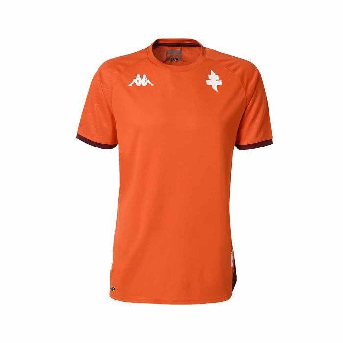 Sweat-Shirt Kappa Arufego Pro 7 FC Metz - Homme, Blanc, Coupe Slim - 10
