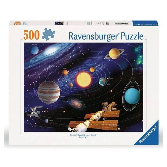 500p puzzle Systeme solaire - NATHAN JEUX - Bleu - Dès 12 ans
