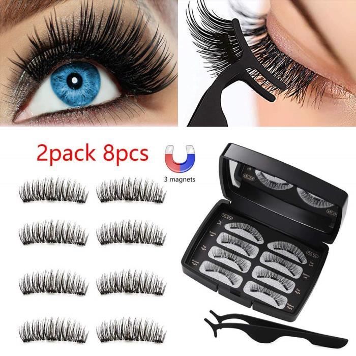 Faux cils aimantes Achat / Vente pas cher
