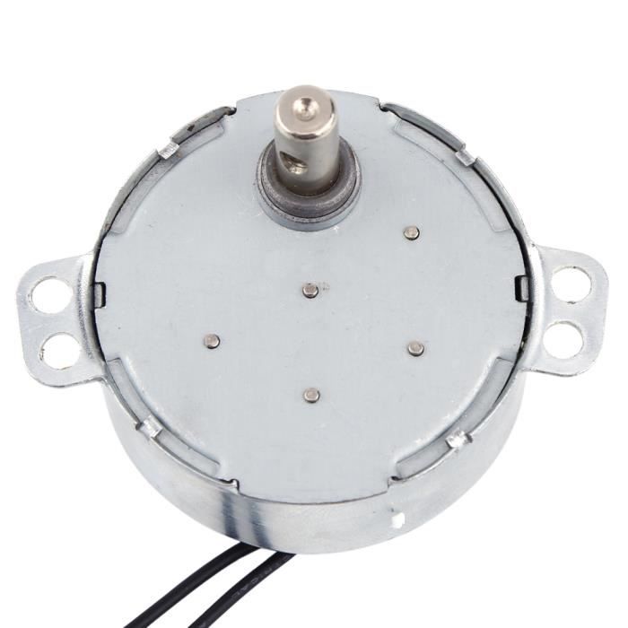 Moteur Synchrone Micro-Ondes 4W 5-6 RPM CW/CCW 220-240V - Moteur De Plateau Tournant Silencieux Et Fiable