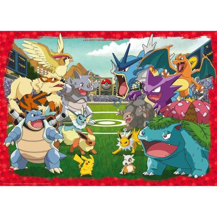 Puzzle 1000 pièces Pokémon laffrontement Adultes et enfants dés 14 ans Puzzle de qualité supérieure 12000628 Ravensburger