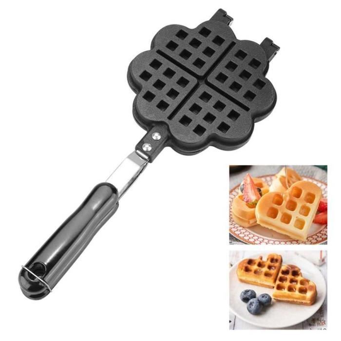 Gaufrier à Cône Pour Gazinière - Moule Antiadhésif En Aluminium, Pour Cornets De Gaufres, Rouleaux D'œufs, Crêpes - 6