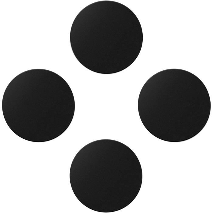 Lot de 8 plaques métalliques autocollantes pour support de téléphone Lot de 8 plaques métalliques autocollantes pour support de téléphone