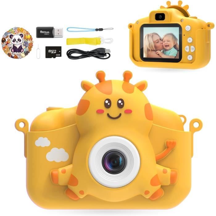 Appareil Photo Numérique Enfant 2 Pouces - Licorne Rose Avec écran IPS - Vidéo 1080P - Cadeau 3-12 Ans