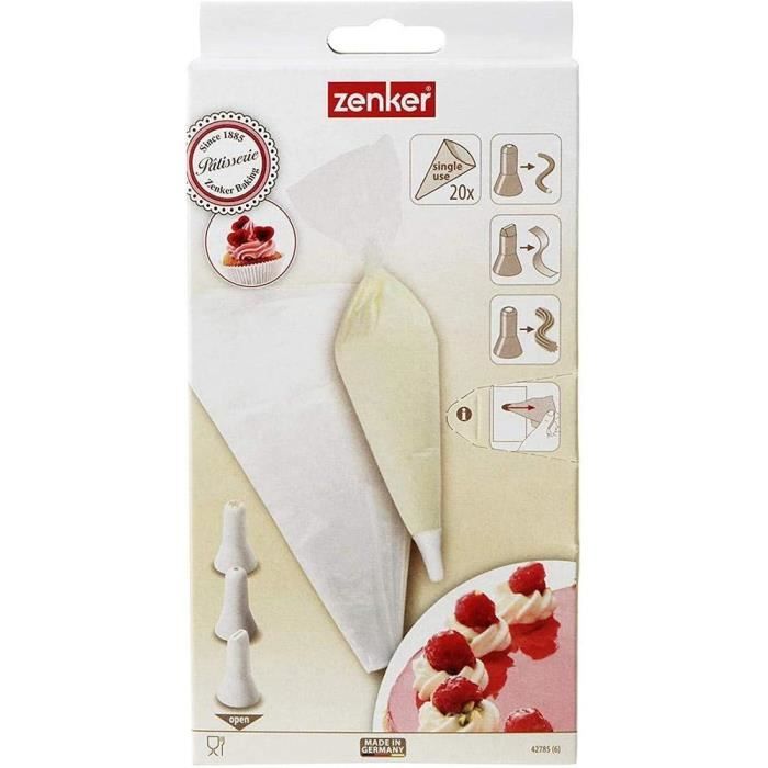 Sacchetti Monouso Zenker Per Decorazione Torte - 20 Pezzi, Qualità Tedesca - Foto 6