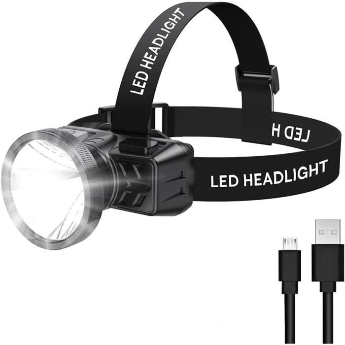 DAWINSIE Lampe Frontale, Super Brillante Lampe à 7 LED 16 SMD