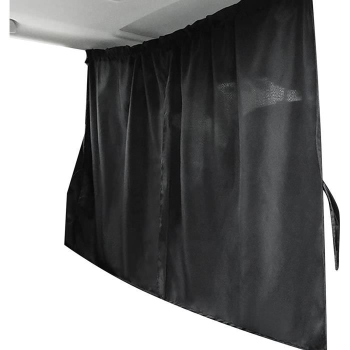 Rideaux De Séparation De Cabine pour Mercedes Sprinter H1 Noir