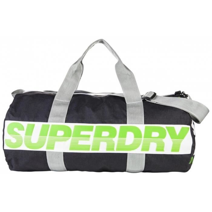 Sac de Sport Superdry International Barrel Grey Bleu Marine