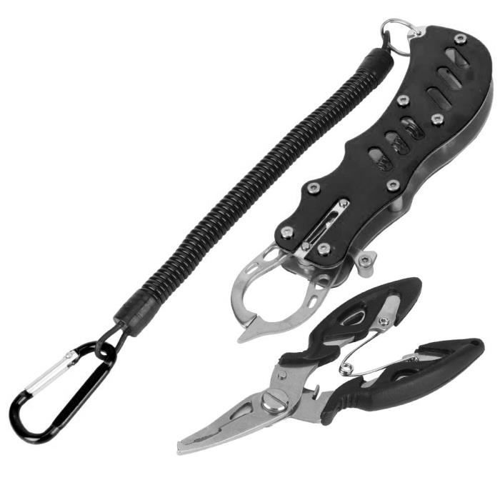 Pince De Pêche Pliante Night Cat En Aluminium Vert - Pour Saisir Les Lèvres Du Poisson - Outil Pratique Et Léger
