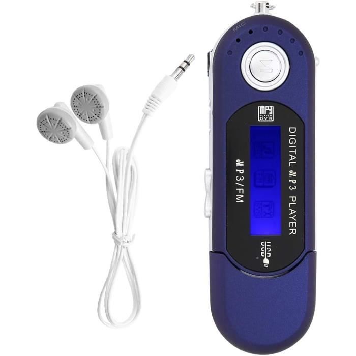 Lecteur MP3 Portable Enfant & Étudiant - Haut-Parleur Intégré | Support Carte 64 Go | Idéal Voyage & Sport