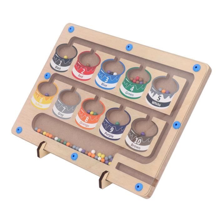 Labyrinthe Magnétique Oxybul - Jeu éducatif 2-5 Ans - Avec Stylet Aimanté Et Billes - Développe La Motricité Fine