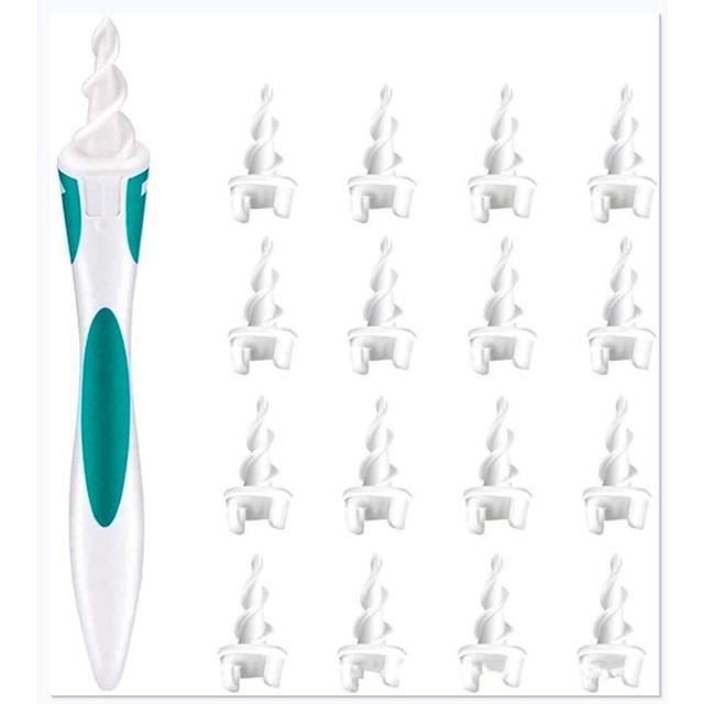 Kit Nettoyeur D'oreilles 6 En 1 - Acier Inoxydable - Avec Boîte De Rangement - Neuf