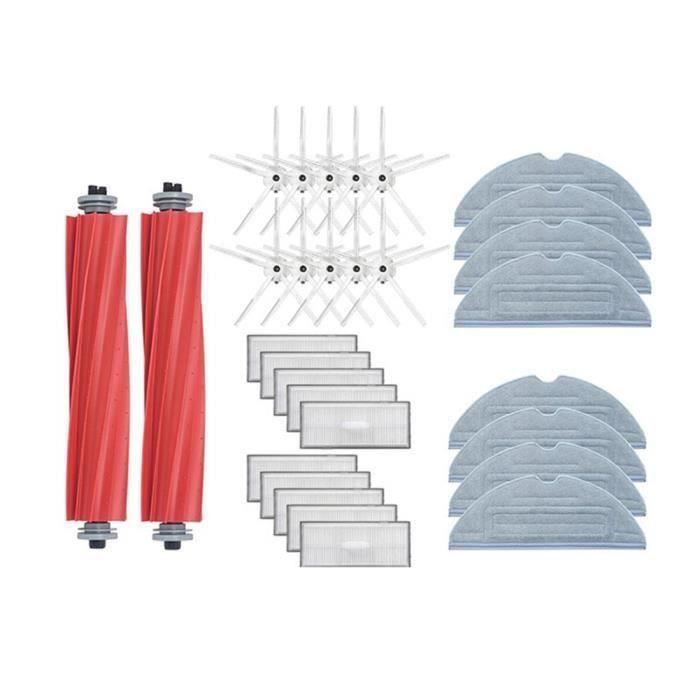 Coussins De Nettoyage Lavables Pour Aspirateur Robot Roborock S7/T7S/T7S Plus | Lot Neuf, Couleur Gris Clair