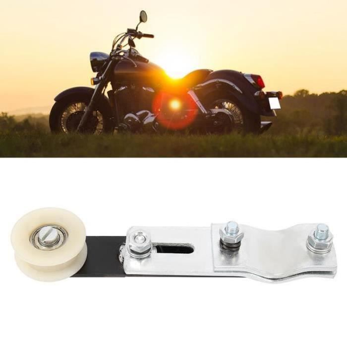 Tendeur De Chaîne Moto,Delaman Outil De Réglage De Chaîne Avec Rouleau Automatique