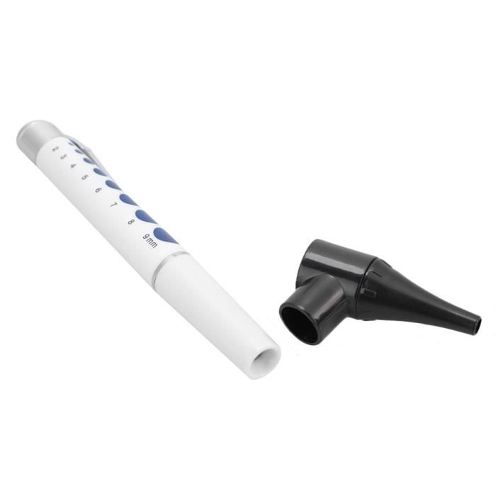 Stylo Torche Diagnostic Médical 2 Pièces - LED Blanc - Examen Oreille/gorge
