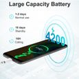 Smartphone Doogee X98 - Android 12.0 - Batterie 4200mAh - 3Go + 16Go ROM - 6.52" HD - Double carte - Gris-1