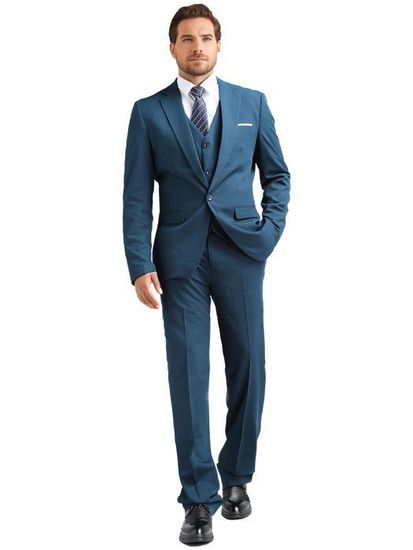 Gilet de costume formel à col en V pour hommes gilet de costume slim f