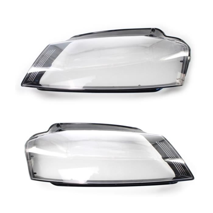 éclairage Abat-jour transparent pour phare de voiture, pour A3