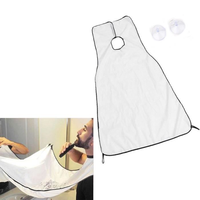 Tablier De Rasage Noir Pour Barbier Et Coiffeur - Cape De Protection Neuve