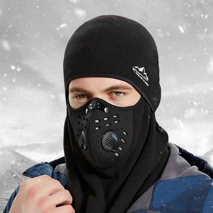 Cache Nez Masque Tour De Cou néoprène + Polaire chaud Pour l'hiver