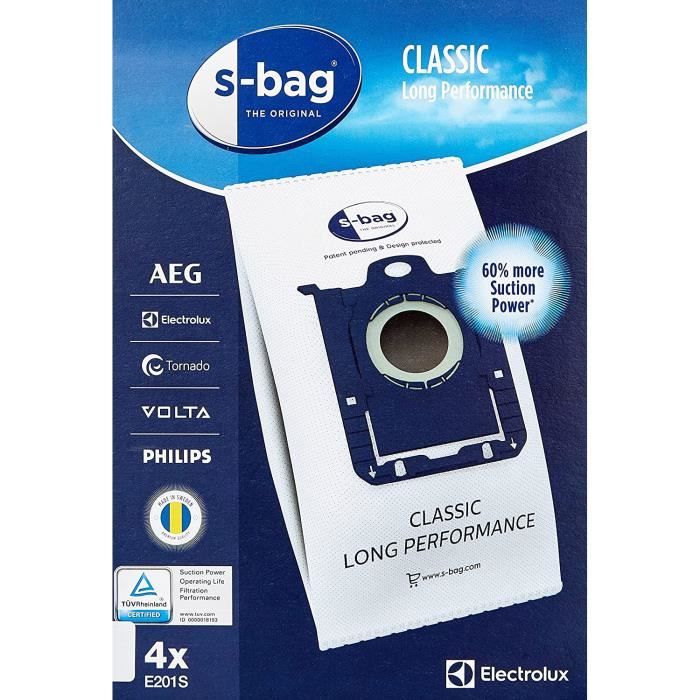 Electrolux Sac aspirateur E201S S bag Classic Long Performance