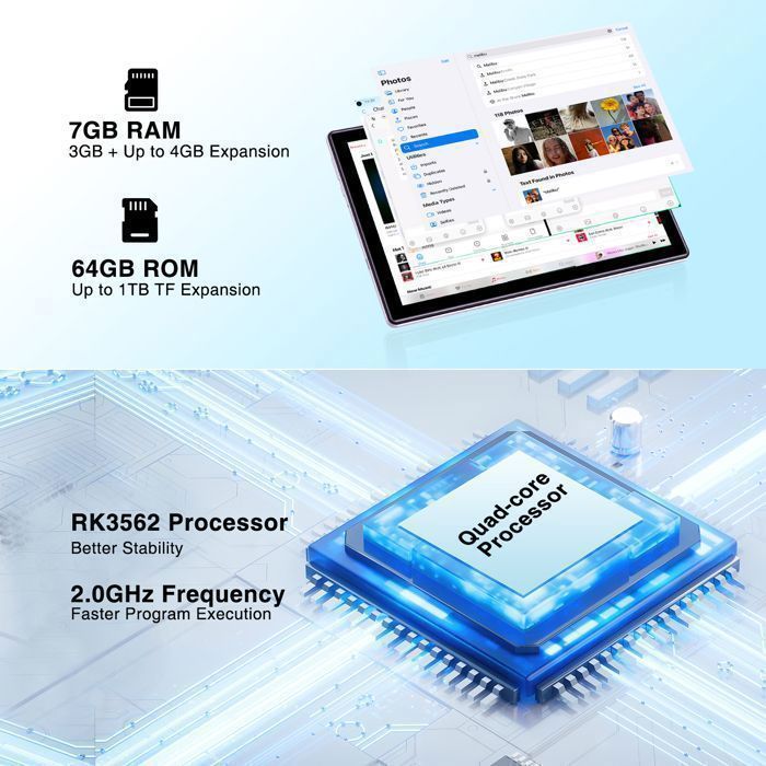 Étui Pour DOOGEE U9, 10.1 Inch, DOOGEE U9 Coque Tablette, Housse De Protection Avec Support Pliable, Porte-Crayon Et Dragonne, Protection Totale