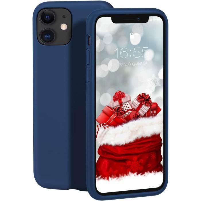 Coque Silicone IPhone 11 Pro + Protection Verre Trempé - Neuf Sous Blister - Transparente Et Fine