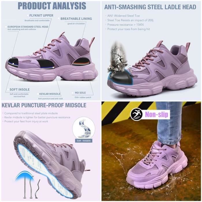 Chaussures de sécurité outlet femme cdiscount