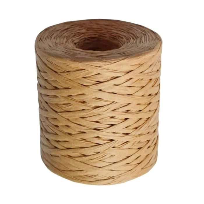 Raphia Naturel - 150g (3 Rouleaux) Pour Emballage Cadeau, Décoration, Jardinage Et Bricolage - 9